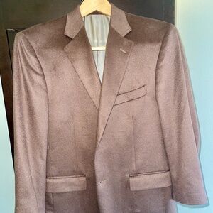 Brooks Brothers Madison Italian Cashmere Jacket Size 38 Short Camel Sportscoat